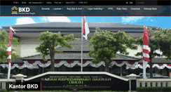 Desktop Screenshot of bkd.jatengprov.go.id